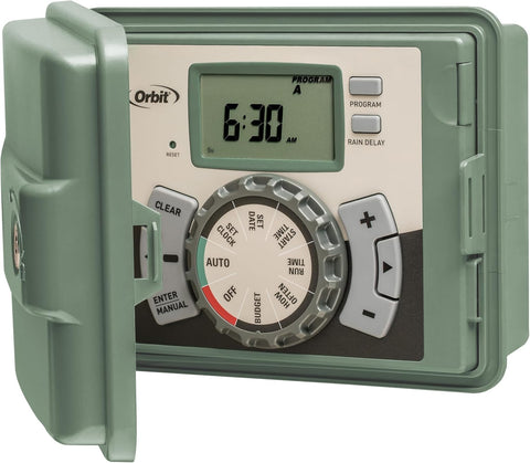 Orbit 12-Station Indoor/Outdoor Swing Panel Sprinkler System Timer - 57900