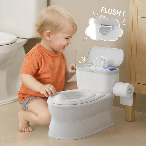 CheerTry 2-in-1 Toddler Potty Training Toilet with Detachable Training Seat