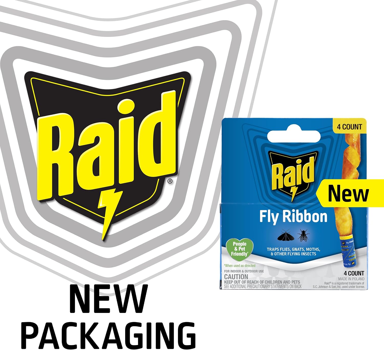 Raid FR3-RAID 4 Count Fly Catcher Ribbon (1-Pack)