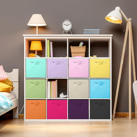 ShellKingdom Storage Bins, Foldable Fabric Storage Cubes And Cloth Storage