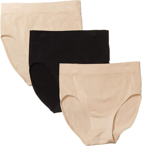 Wacoal Women's B-Smooth 3 Pre-Pack Brief Pant