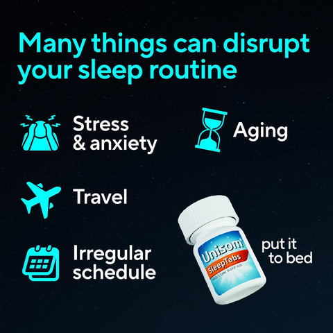 Unisom SleepTabs, Nighttime Sleep-aid, Doxylamine Succinate, 80 Tablets