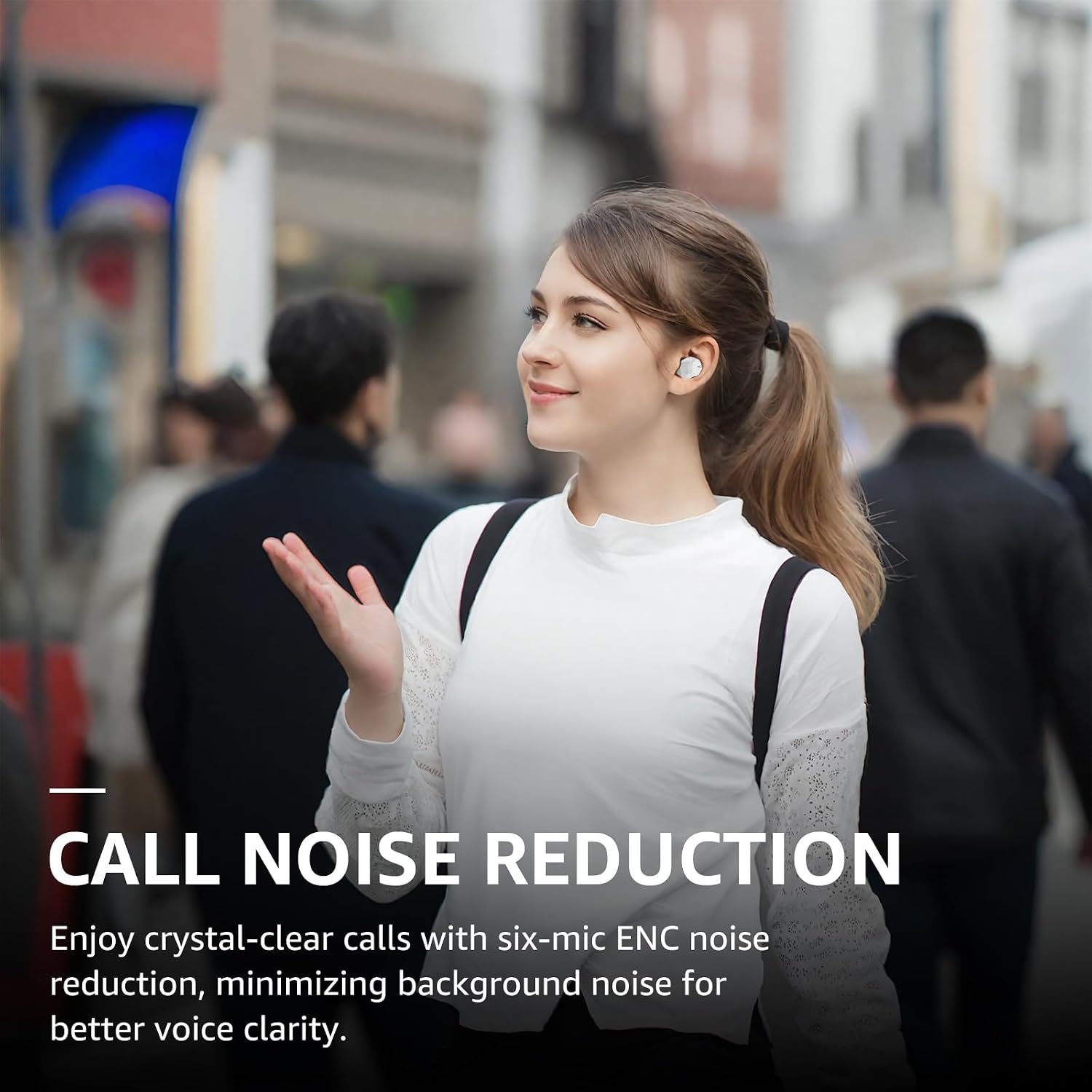 TOZO NC9 Hybrid Active Noise Cancelling Wireless Earbuds, 60H, LED Display