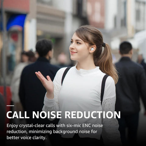 TOZO NC9 Hybrid Active Noise Cancelling Wireless Earbuds, 60H, LED Display