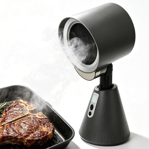 Portable Range Hood, Adjustable Height Angle, 3-Speed, Washable Filters