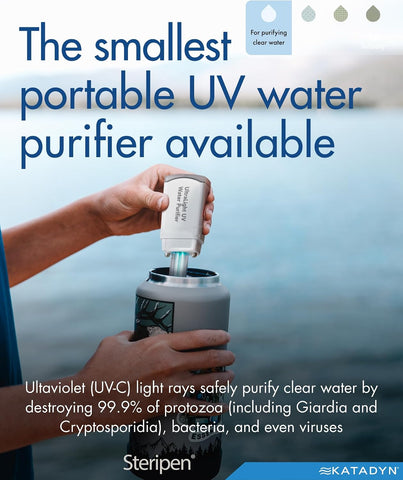 SteriPen Ultralight UV Water Purifier, 3 oz