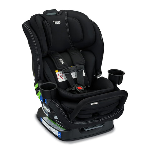 Britax Poplar S Convertible Car Seat, 2-in-1 Car Seat with Slim 17-Inch Design, ClickTight Technology, Onyx