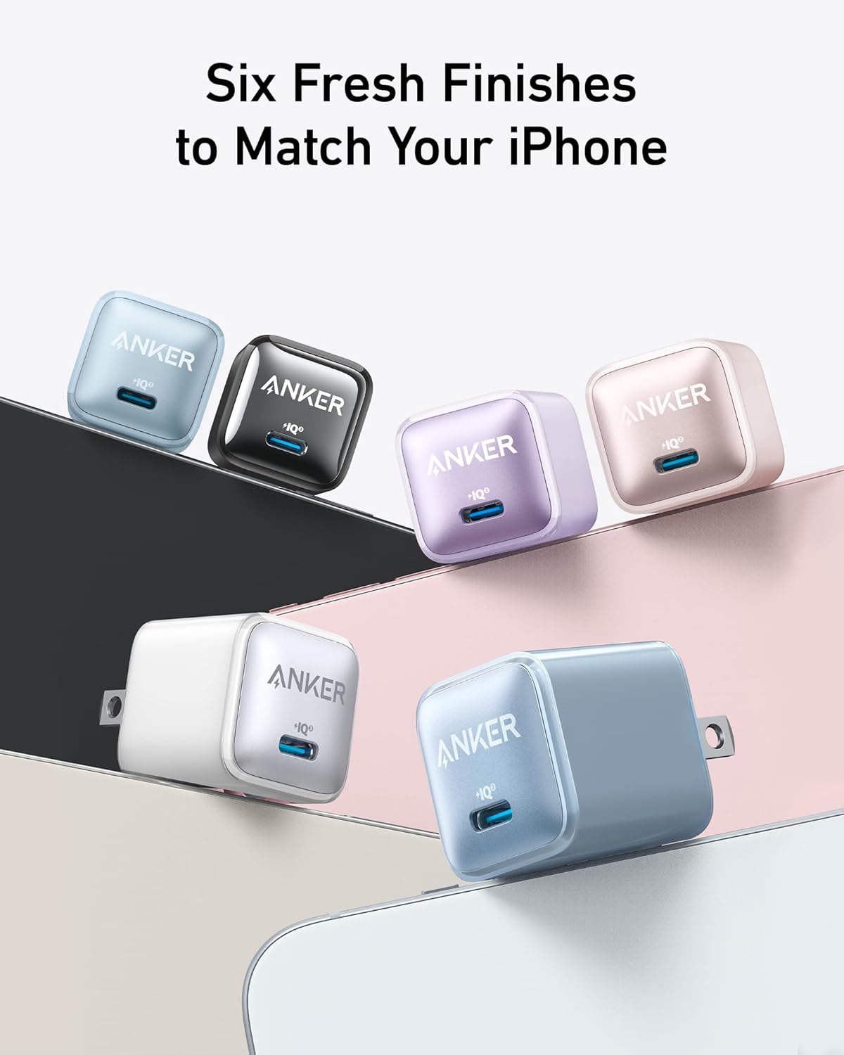 Anker USB C Charger Block 20W (Nano Pro), PIQ 3.0 Compact Fast Charger for iPhone 17/16/15/14/13 Series, Galaxy, Pixel 4/3, iPad (Cable Not Included)