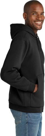 CornerStone Unisex Heavyweight Full Zip Hooded Sweatshirt with Thermal Lining | Zip Hoodie for Men & Women, Adjustable Hood