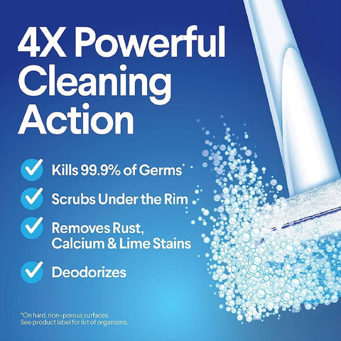 Clorox ToiletWand Disposable Toilet Cleaner Refills, Rainforest Rush Scent, 30 Count, Kills 99.9% of Germs, Touch-Free Toilet Cleaning