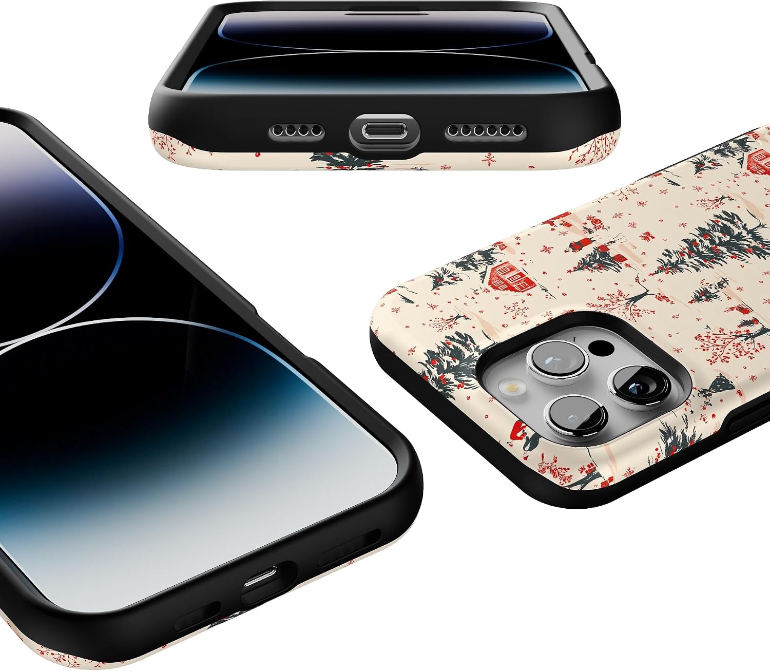 Casely iPhone 16 Pro Case | Winter Nostalgia | Vintage Holiday | Bold Protective Design | MagSafe Compatible Design