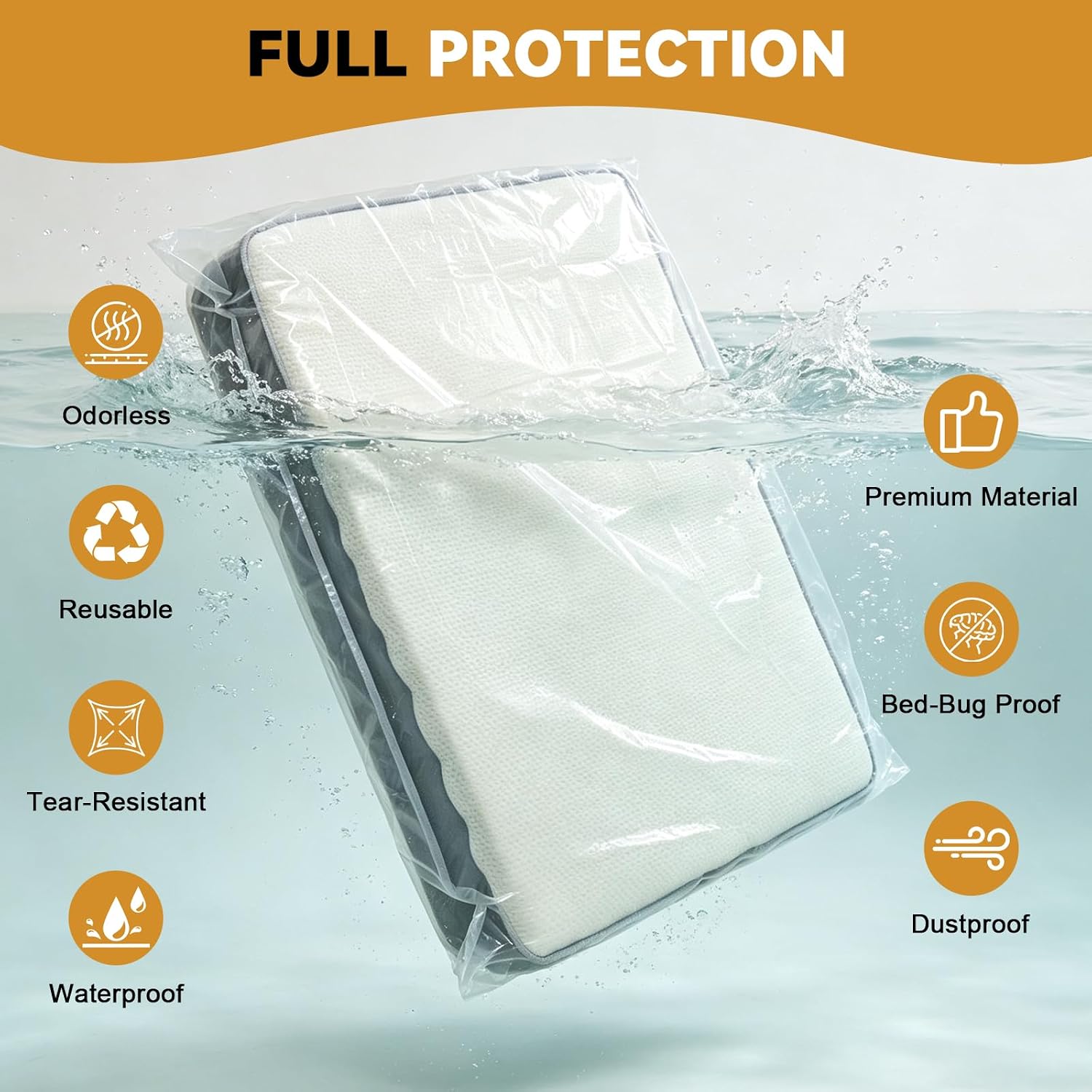 Twin Mattress Bags for Moving and Disposal – Plastic Mattress Protector for Storage,Waterproof Mattress Cover,TearResistant Mattress Wrap,Home Storage,Moving Supplies