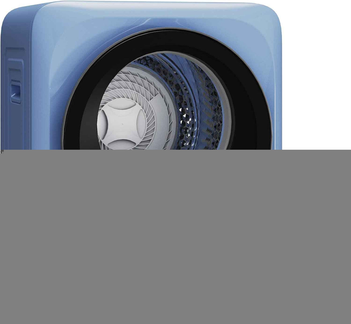 Zynkez 12Lbs Portable Clothes Dryer, 850W Compact Laundry Dryer with Boot Dryer, 6 Drying Modes, Electric Dryer with LED Control for Apartments, Home, Dorms, RVs, Blue