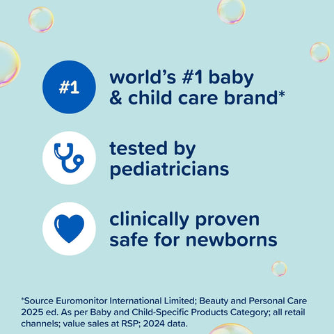 Johnson's Baby Comfort Touch Newborn Baby Wash & Shampoo, 13.6 fl oz