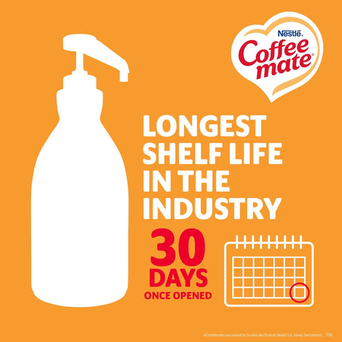 Nestle Coffee mate Caramel Non-Dairy Creamer Pump Bottle, 50.7 oz, 2-Pack