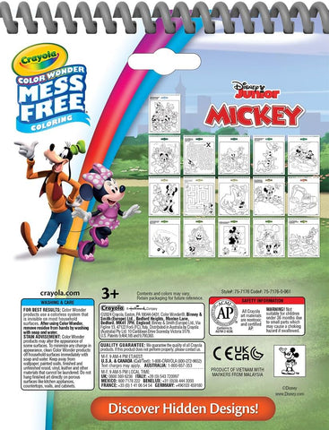 Crayola Disney Color Wonder Bundle (3 Pack), Toddler Mess Free Activity Pads & Markers, Disney Coloring Toys, Gift, 3+
