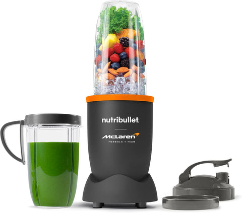 nutribullet Pro Personal Blender, Shakes, Smoothies, Food Prep, and Frozen Blending, 32 Ounce Cup, 24 Ounce Cup, Flip-top Travel Lid, 900 Watt, Matte Black, NB9-0901AK