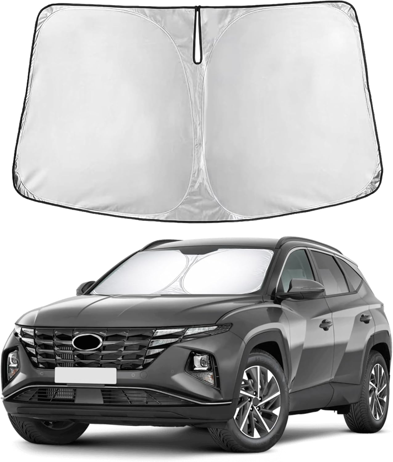 EcoNour Windshield Sunshade Compatible for Hyundai Tucson 2022-2025 2026