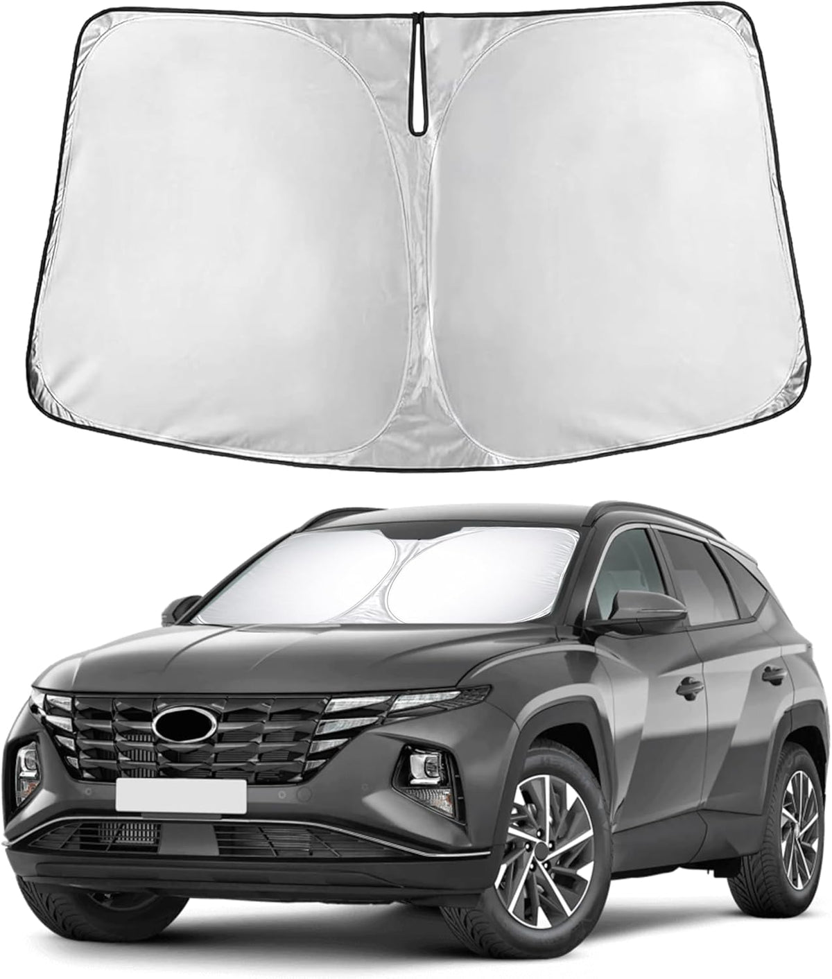 EcoNour Windshield Sunshade Compatible for Hyundai Tucson 2022-2025 2026