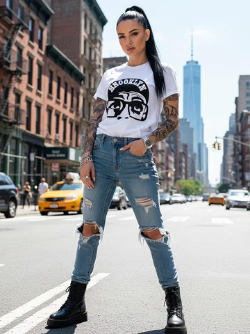 Swag Point Next Level Men’s Hip Hop Streetwear Baby Biggie Graphic T Shirts