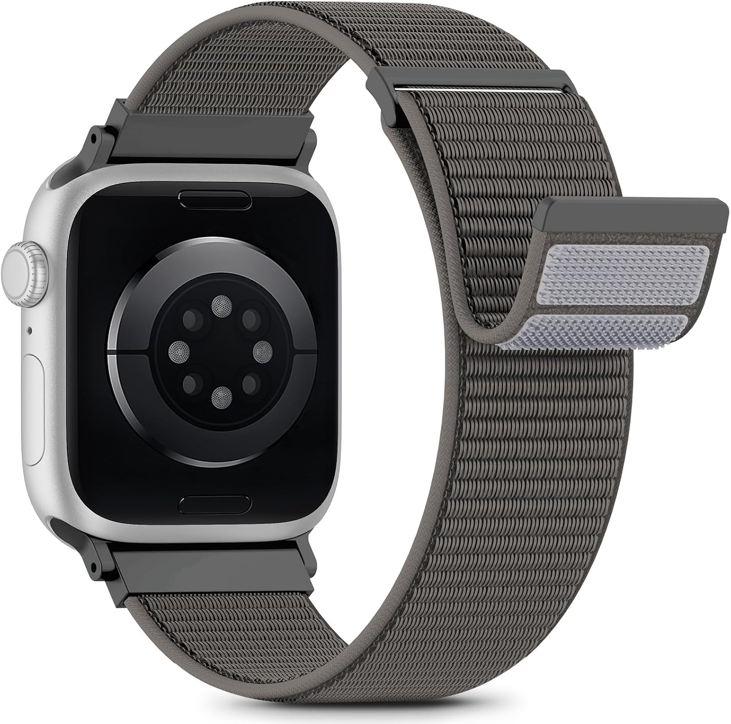 Nylon Loop Sport Band Compatible with Apple Watch Bands 44mm 45mm 46mm 49mm 42mm for Women Men, iWatch Wrist Straps for Ultra 3 2, Se, Series 11 10 9 8 7, Breathable, Soft Band Ideal for Outdoor