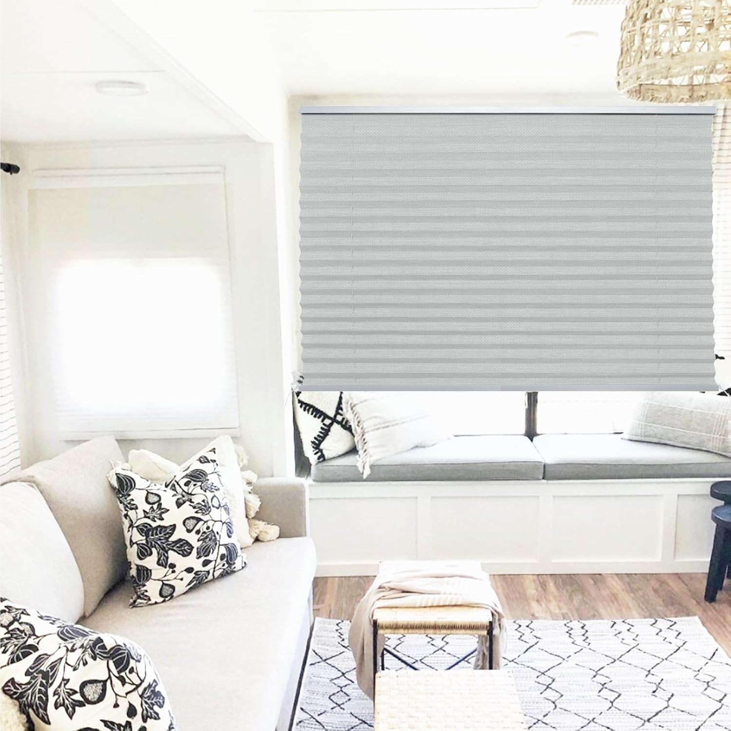 NOVINO RV Blinds for Camper Windows,RV Shades Camper Blinds Replacement