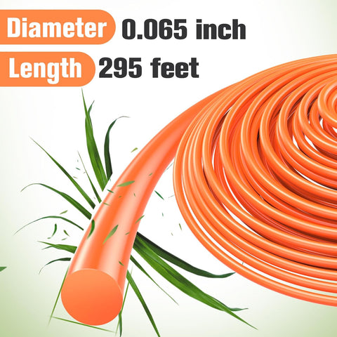 String Trimmer Line .065", 295 Feet Round Weed Eater String