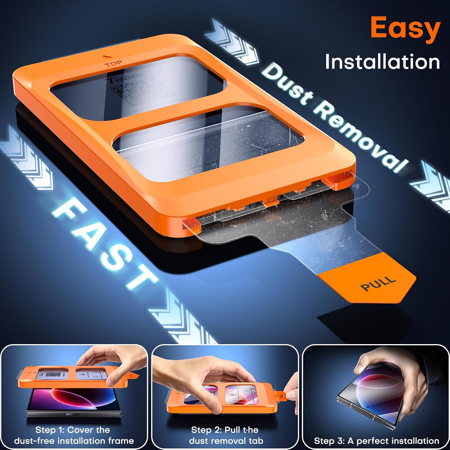 TOCOL for Samsung Galaxy Z Fold 8 Screen Protector