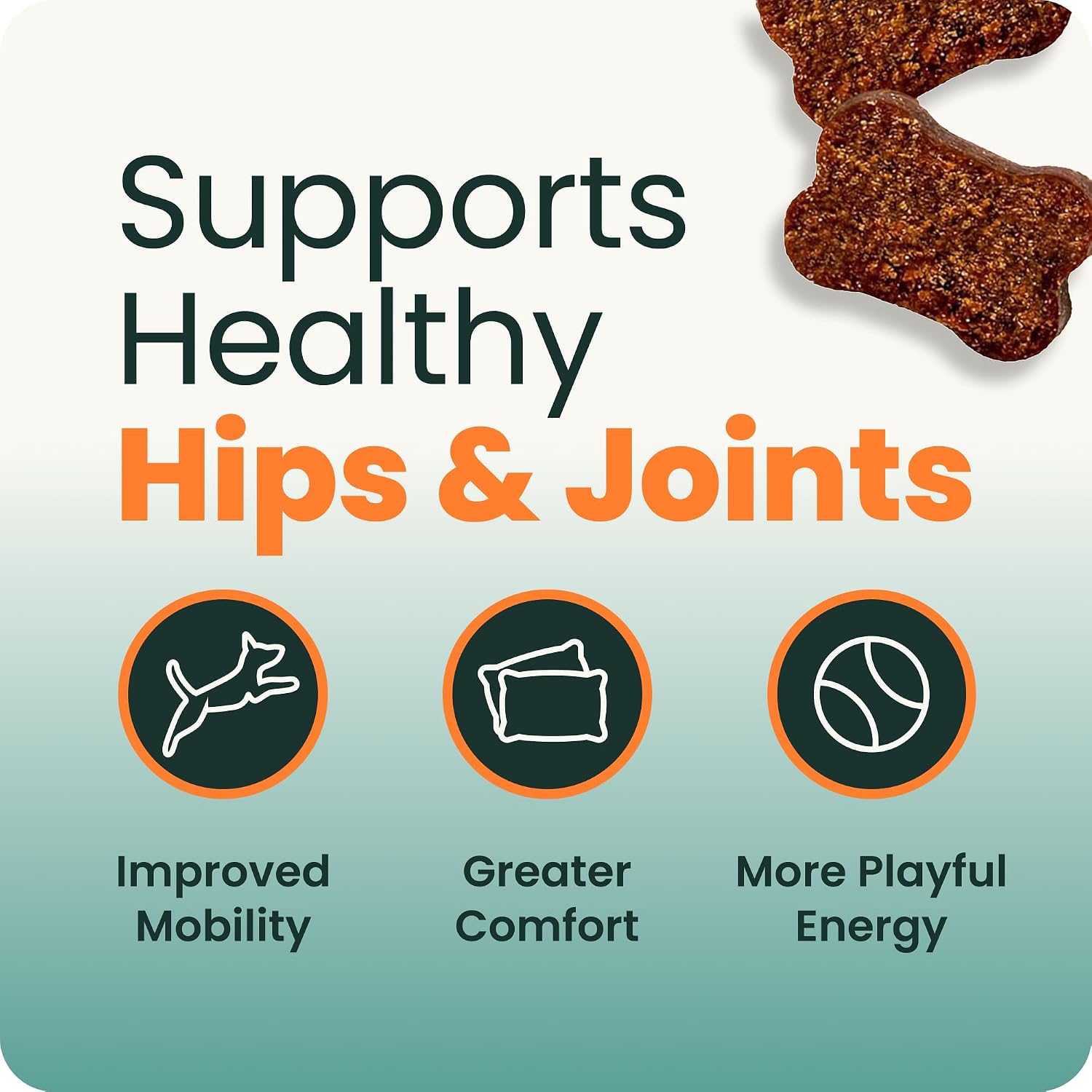VetriScience Extra Strength Healthy Hip & Joint for Dogs, Chicken, 120ct