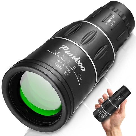 16X52 Monocular Telescope High Powered for Adults, 2023 Power Prism Compact Monoculars for Adults,HD Monocular Scope for Gifts, Outdoor Activity,Bird Watching,Hiking,Concert,Travelling