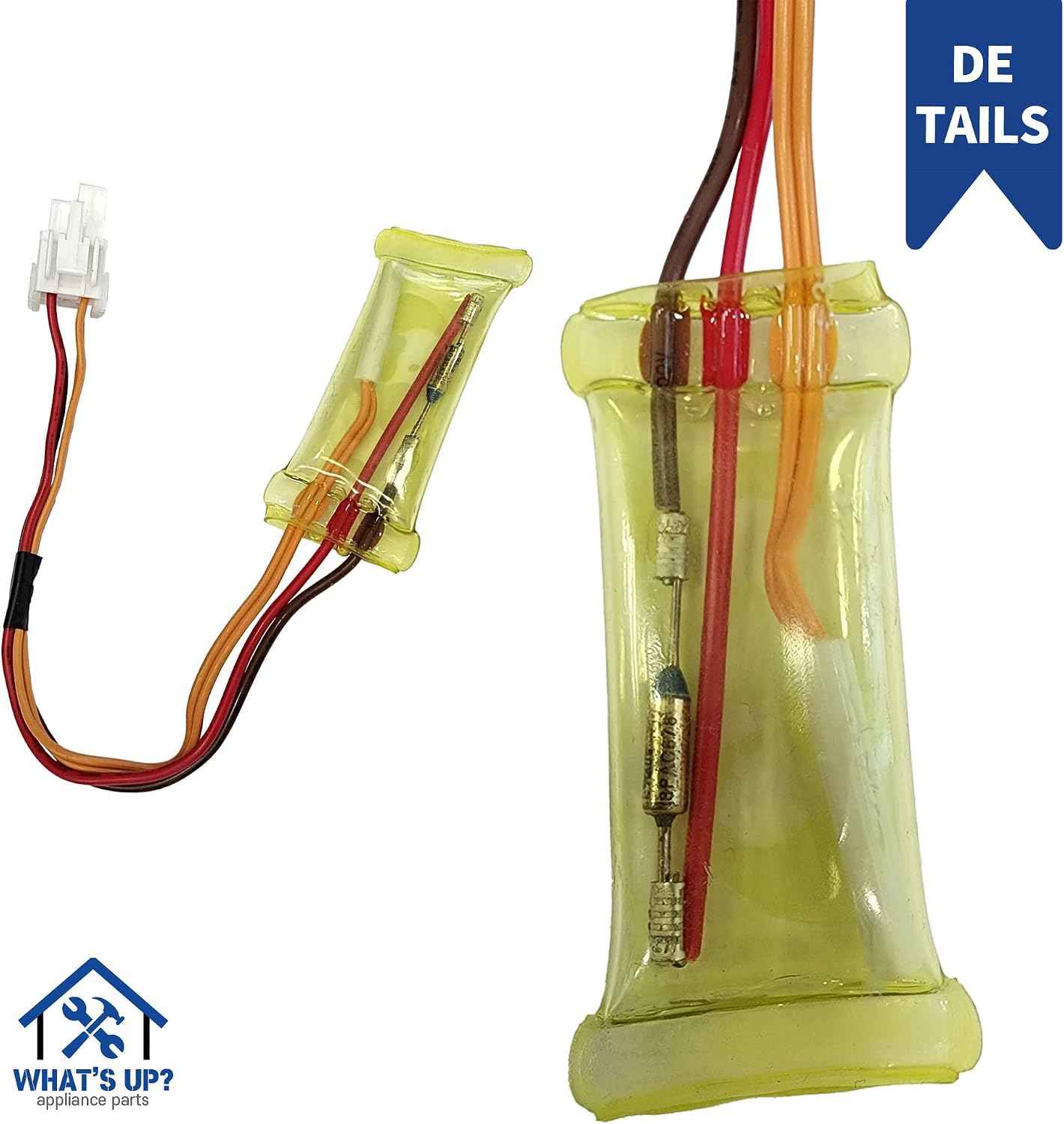What's Up? 6615JB2005C Refrigerator Thermistor Defrost Sensor for LG Refrigerators Replaces 1268258 6615JB2005A AH3529338 EA3529338 PS3529338