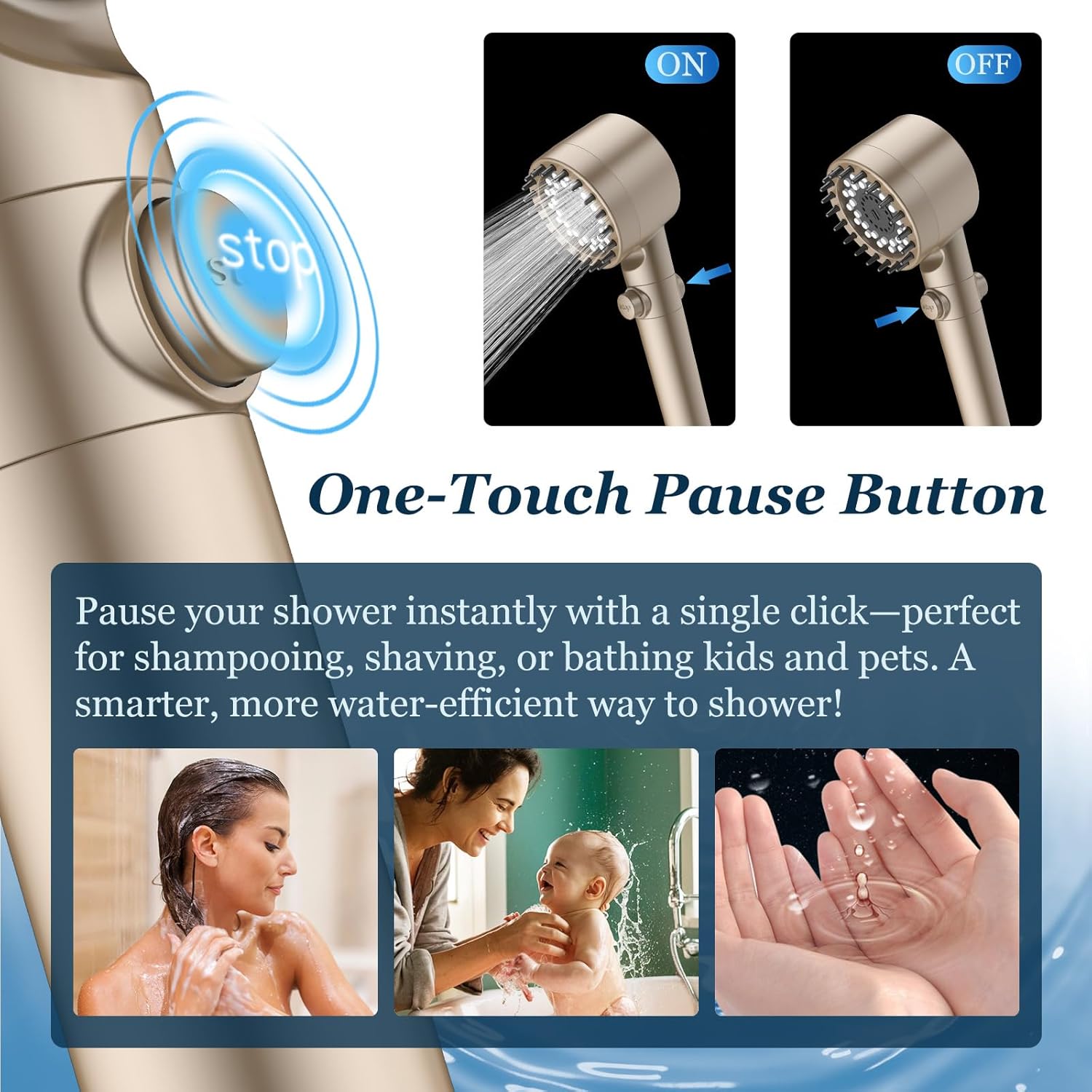 FEELSO Filtered Shower Head with Handheld, High Pressure Shower Filter Head