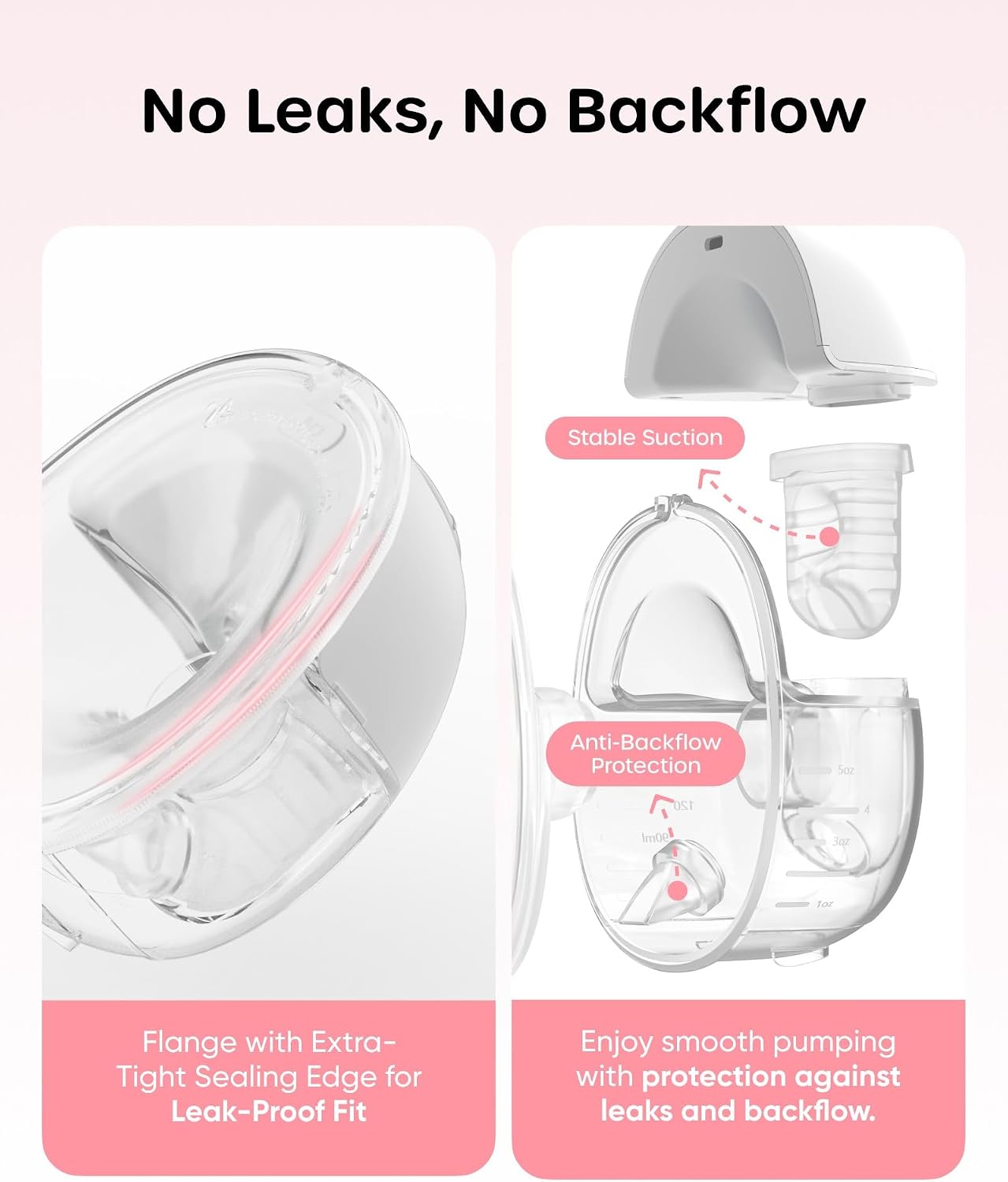 Nuliie S32 Wearable Breast Pump Hands-Free, More Private Electric Pump