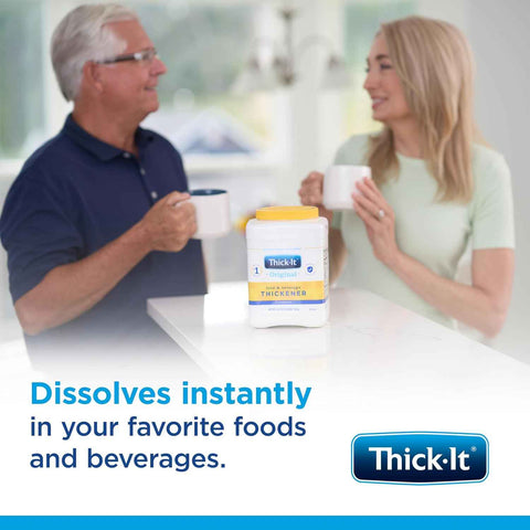 Thick-It Original Food & Beverage Thickener Powder, 36 oz Canister, 2 Pack | Thickening powder for dysphagia; dissolves instantly in hot or cold food & liquids; flavorless, gluten free, easy to use