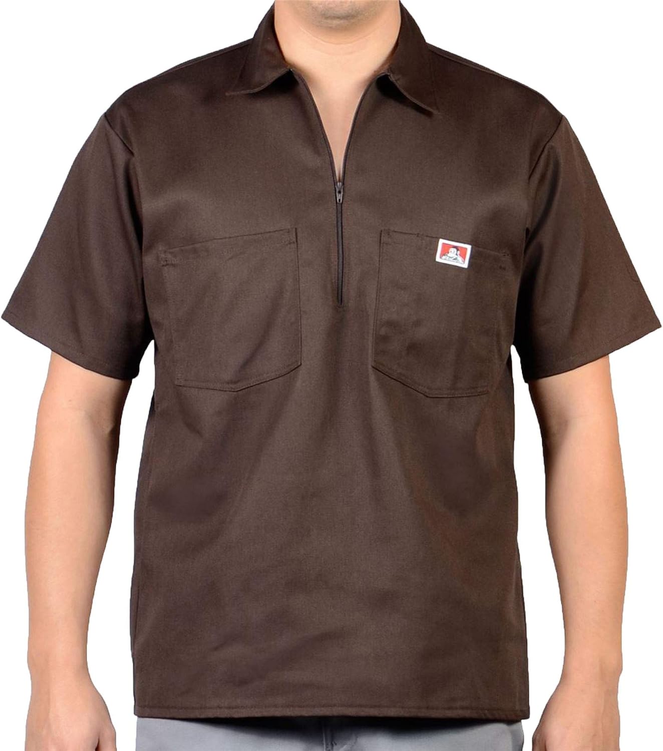 Ben Davis Short Sleeve 1/2 Zip Shirt