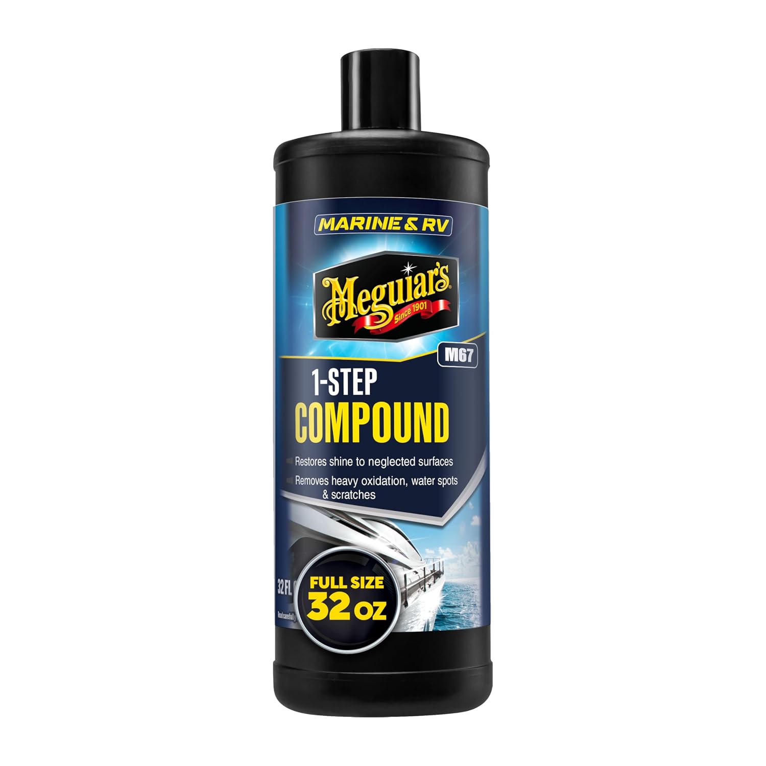 Meguiar's M67 Marine/RV One-Step Compound, 32oz