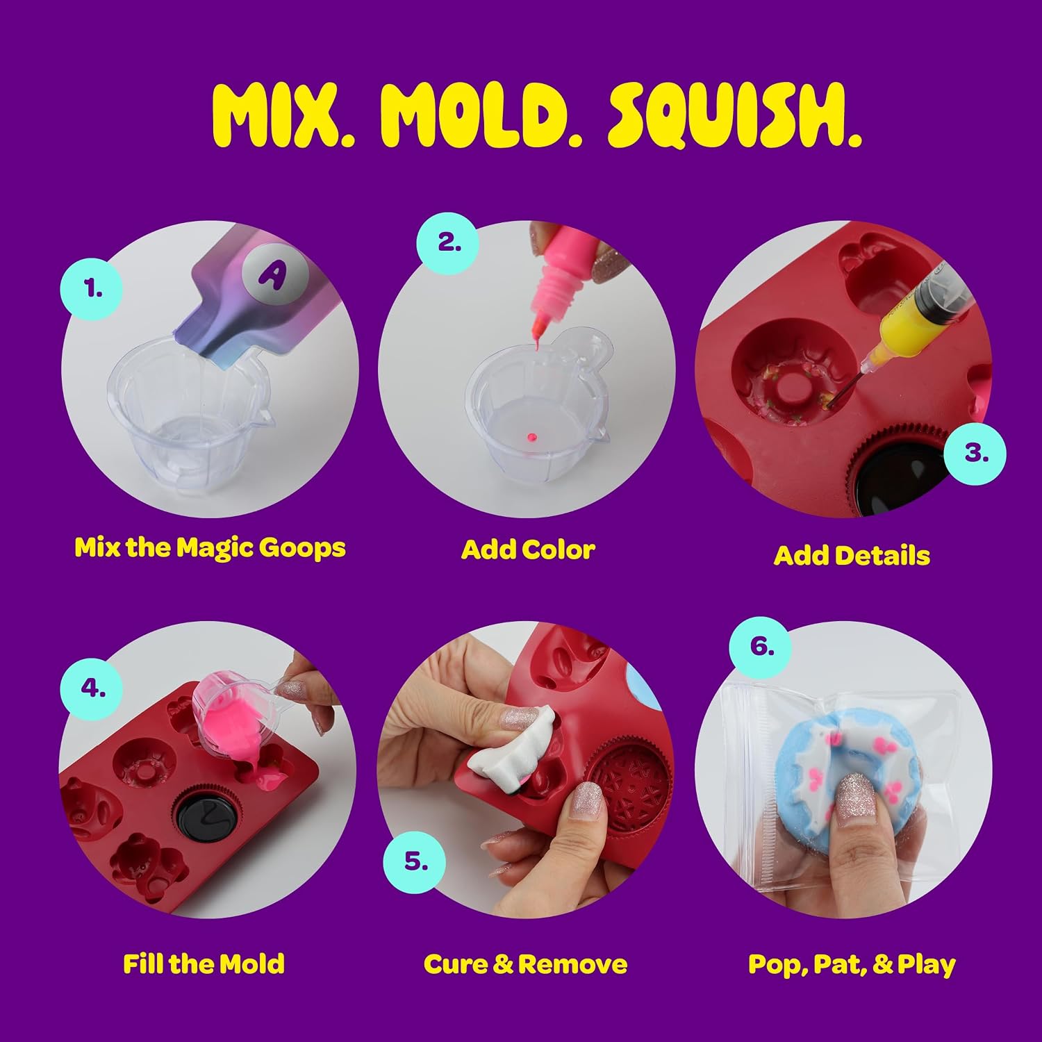 Taba Squishy Making Kit for Kids - Squishies Craft Kits - Gifts for Girls