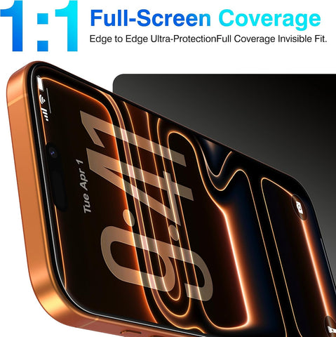 EZ-GLAZ-4+2 Pack for iPhone 17 Pro Screen Protector (6.3") HD Clear