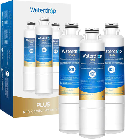 Waterdrop Plus WDP-F27 NSF 401 Certified Refrigerator Water Filter, 3 Pack