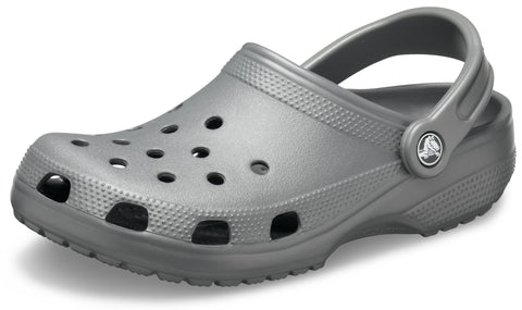 Crocs Unisex-Adult Classic Clogs (Best Sellers), Slate Grey, 10 Men/12 Women