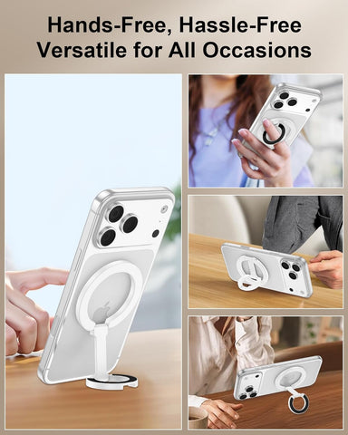 Magnetic Phone Ring Holder for iPhone 17 Pro Max/17Pro/Air/17/16 Pro/15/14