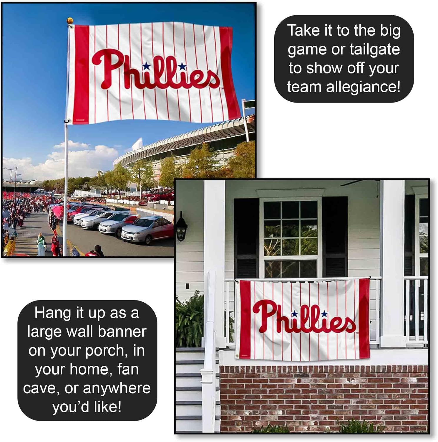 Philadelphia Baseball 3x5 Foot Banner Flag