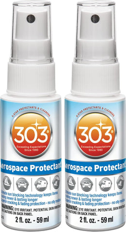 303 (30307-12PK) UV Protectant Spray for Vinyl, Plastic, Rubber, Fiberglass, Leather & More – Dust and Dirt Repellant - Non-Toxic, Matte Finish, 10 Fl. oz., (Pack of 12)