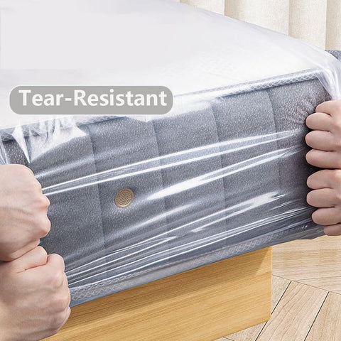 Plastic Mattress Bag for Moving Storage, Mattress Protector Cover ,Mattress Bag for Disposal (King)