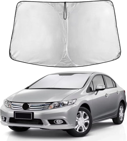 EcoNour Windshield Sunshade Compatible for Honda Civic 2006-2009 2010 2011