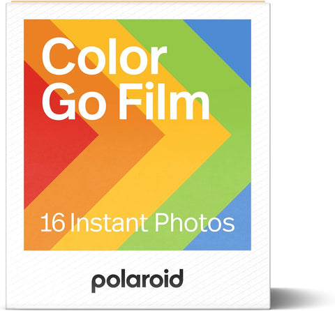 Polaroid Go Color Film, White Frame, 16 Photos (6017), Compatible with Go Cameras Only