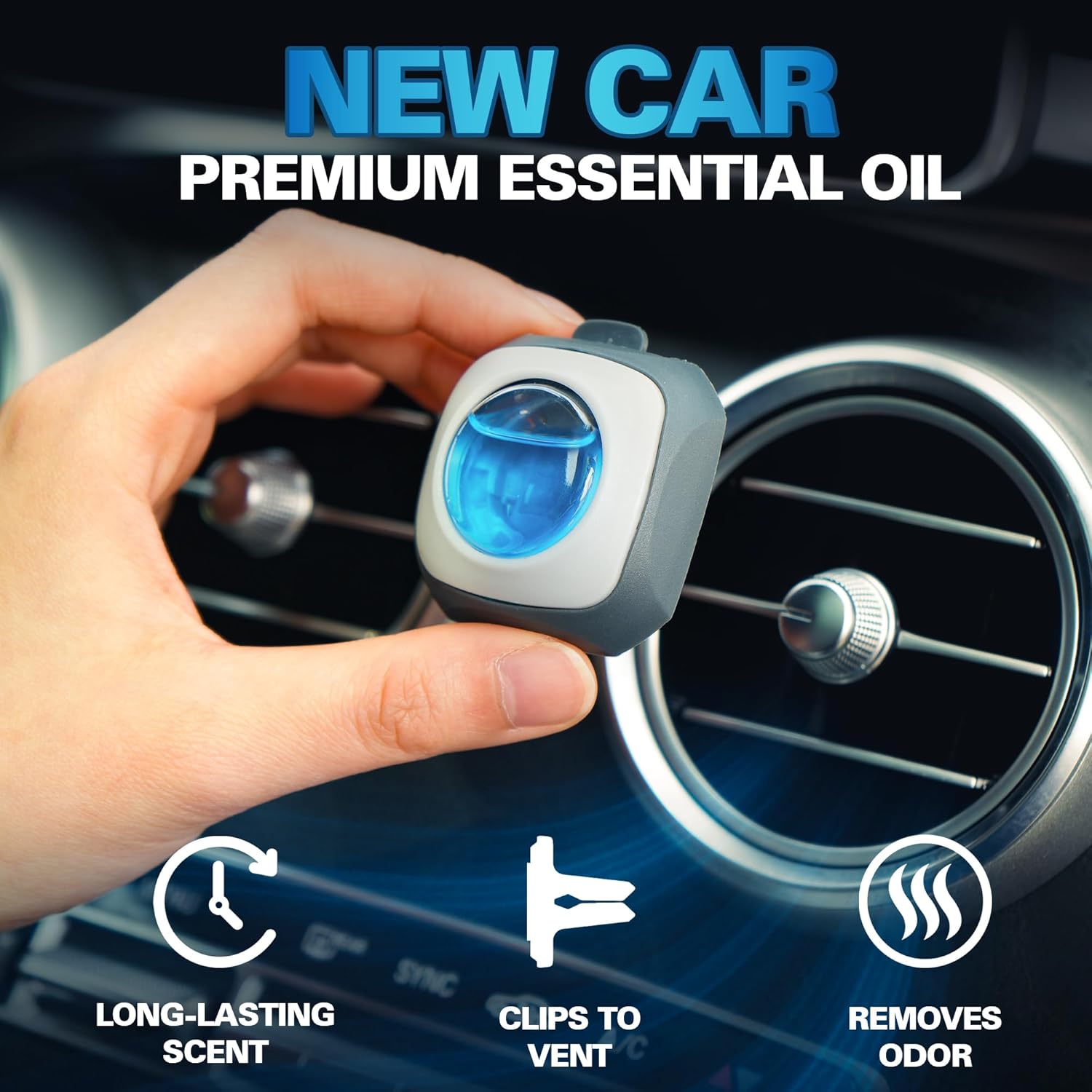 Air Jungles Car Air Fresheners Clip 6 Ct, Variety Pack Vent Clips