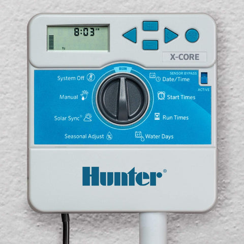 Hunter X-Core XC400i Indoor Sprinkler Timer, 4 Zone Irrigation Controller