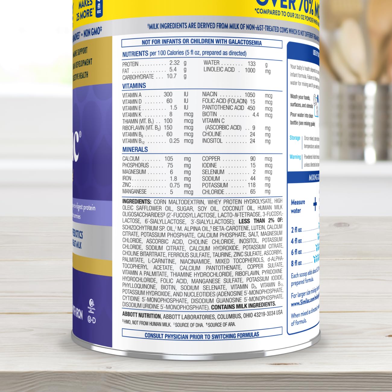 Similac 360 Total Care Gentle Comfort Baby Formula, Easy-to-Digest Formula, Has 5 HMO Prebiotics, Powder Infant Formula, 36-oz Can, Pack of 3