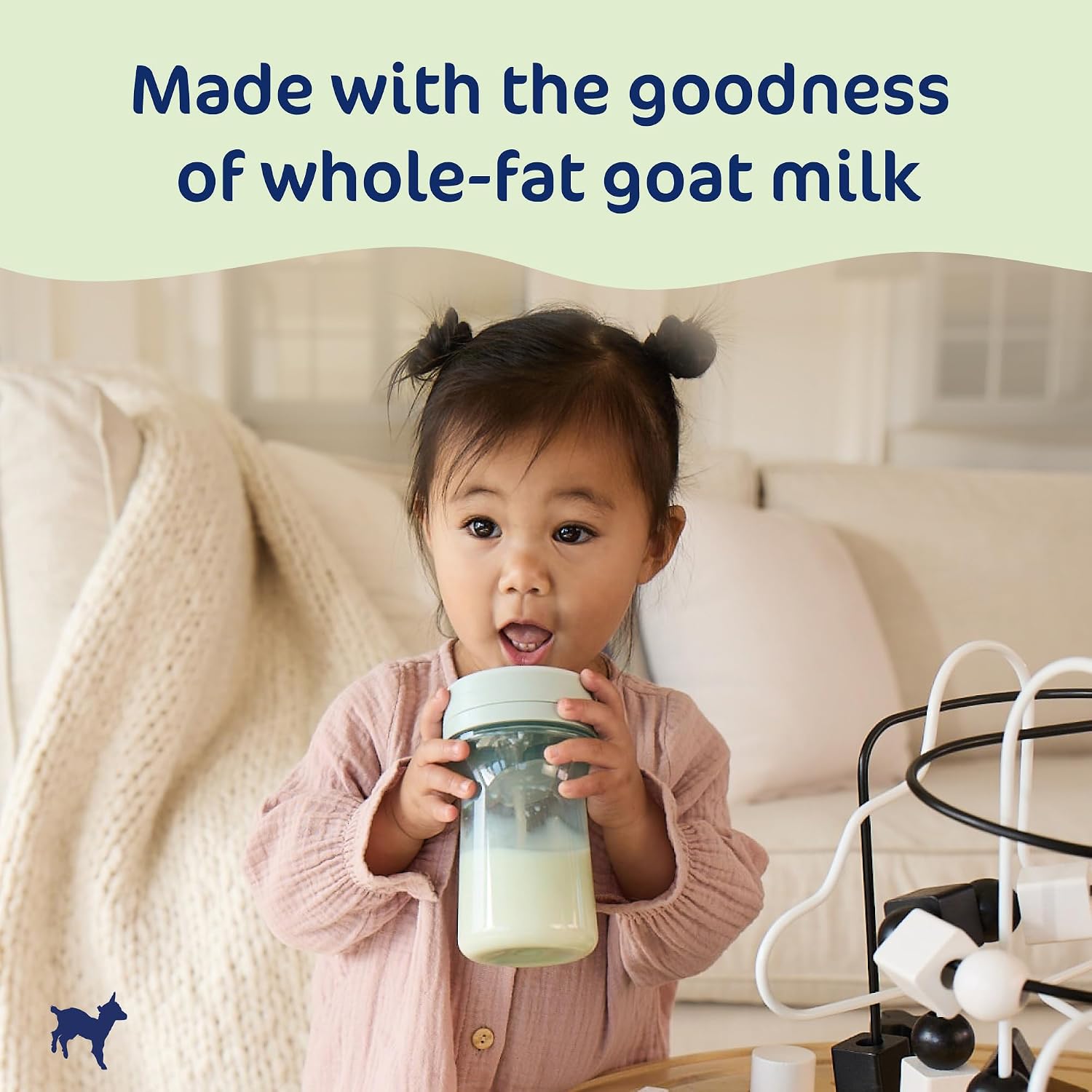 Kabrita Goat Milk Toddler Drink, Clean Label Certified, Gentle, 28oz